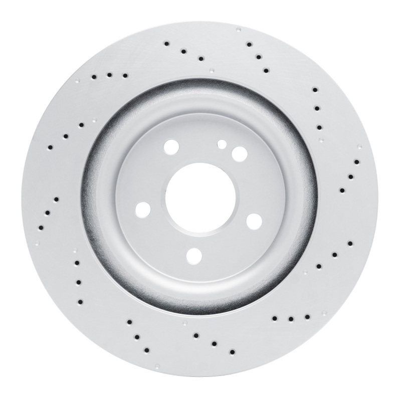 Mercedes-Benz CLA45 AMG Brake Rotor (1) - Rear - R1 Concepts - Drilled GeoSPEC Coated - `20-`25